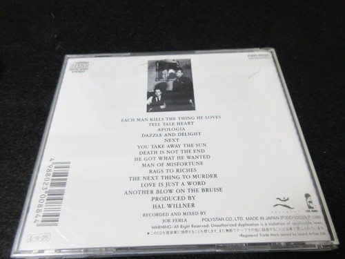 Gavin Friday and Man Seezer Each Man Kills Japan CD w OBI Virgin Prunes Goth - Picture 3 of 8