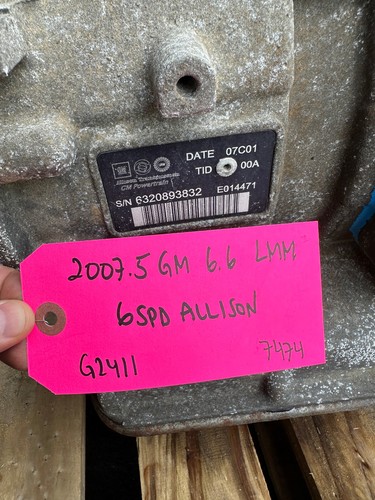 07.5-10 Chevrolet GMC 3500HD DURAMAX 6.6 ALLISON 1000 AUTOMATIC TRANSMISSION LMM - Picture 12 of 12