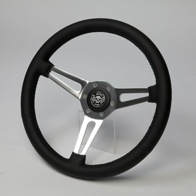 Sportlenkrad Lederlenkrad Leder 380mm Nabe Opel Commodore B Rekord D Monza A NEU