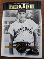 RALPH KINER, 2001 UPPER DECK COOPERSTOWN COLLECTION #29