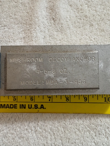 DO-IT MOLD MUSHROOM DECOY ANCHOR MOLD-- MDA- 3-456-- 3 CAVITY 4 ,5, 6 ...