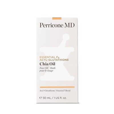 perricone md essential fx acyl-glutathione chia oil reviews 30ml/1 oz. NEW in Box $105 clpou320wuvf3p:Color: White Stainless Steel
