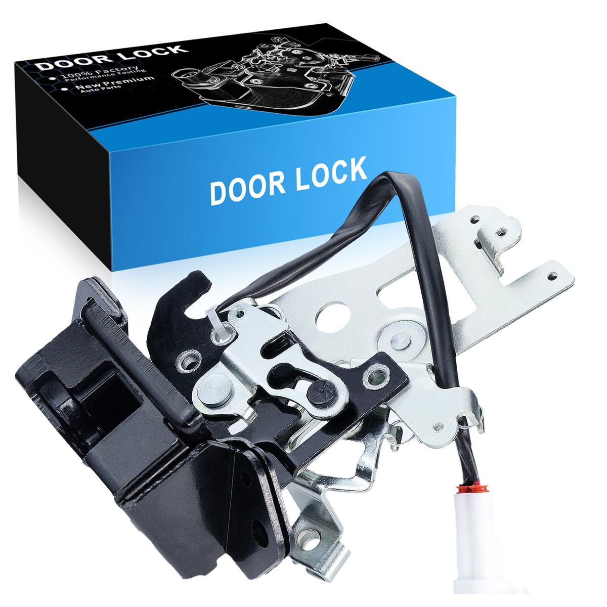 Liftgate - Actuador De Bloqueo De Puerta Trasera Para Toyota Sequoia 2001 2002 2003 2004 2005 2006 2007 4.7 L Pestillo De Puerta Trasera Y Montaje De Cables Reemplazado # 931-861 69301-0C010 6 680