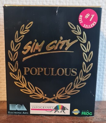 Sim City + Populous - Gold Edition - Commodore Amiga