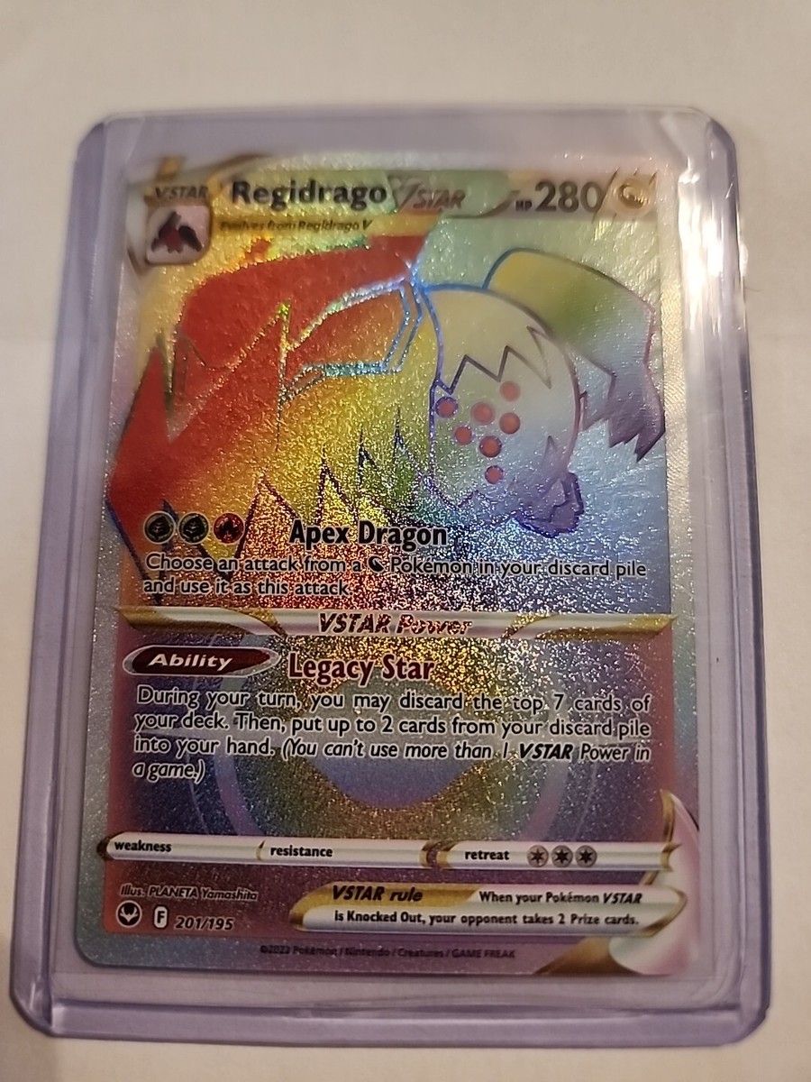 regidrago vstar pokemon card Regidrago VSTAR 201/195 Full Art Silver Tempest Pokemon Card NM