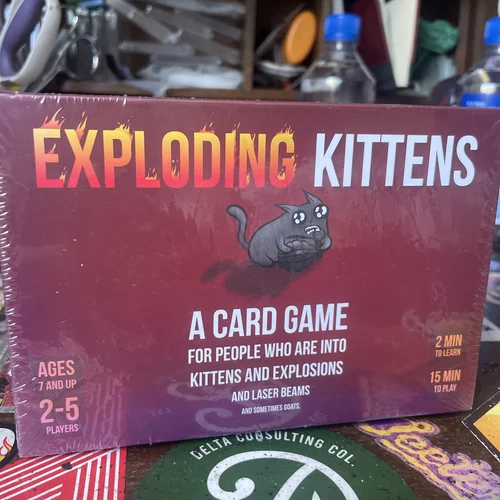 Exploding Kittens Card Game (Original Edition, 2015) SEALED, BRAND NEW  