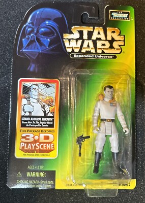 Star Wars POTF Grand Admiral Thrawn Expanded Universe 3.75'' Figure 1998 Kenner
