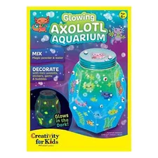 Creativity For Kids Glow in the Dark Aquarium Aqua by Axolotyl New
