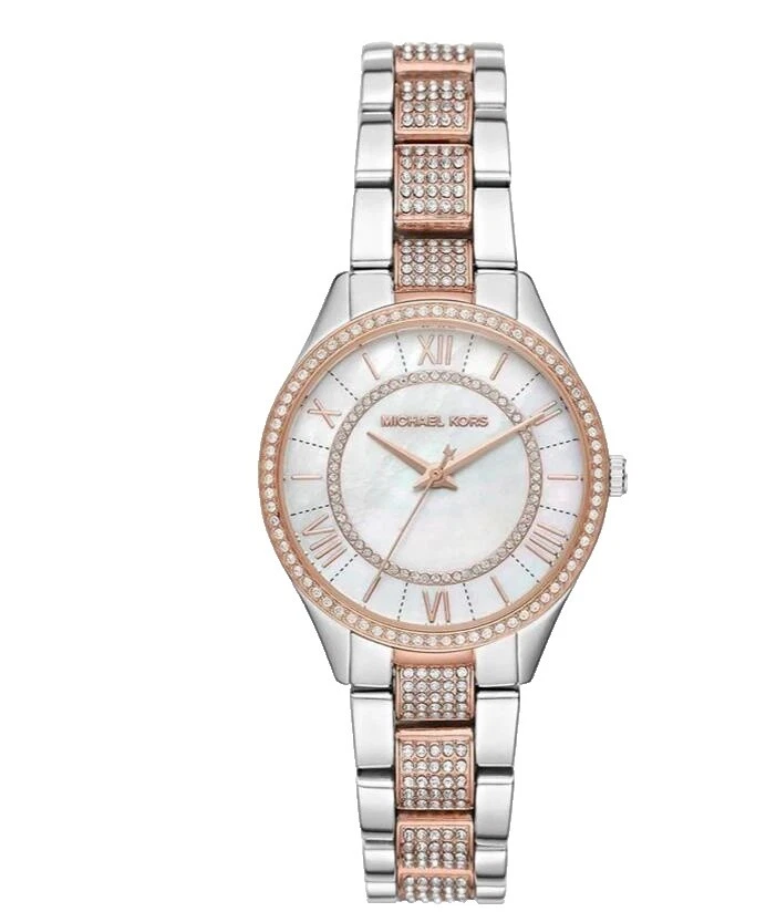 Banda de plata acero inoxidable Michael Kors Relojes de pulsera