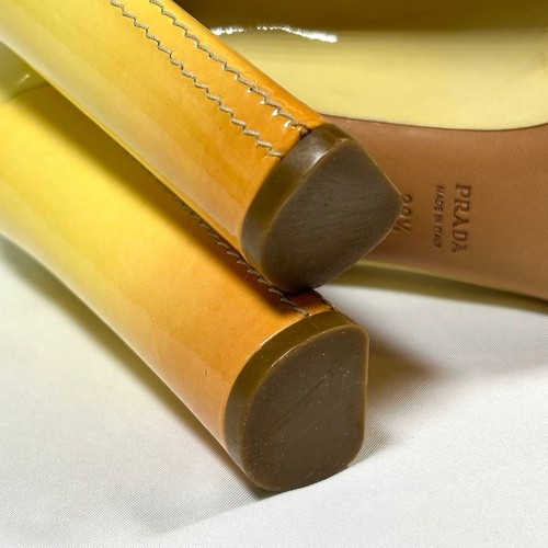 Prada Lackleder Peeptoe Ombre Pumps Heels Damen 39,5 - Bild 11 von 12