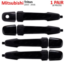 Fits Mitsubishi L200 Triton MR MQ 2015 - 22 Set 4Dr Gloss Outer Handle Hand