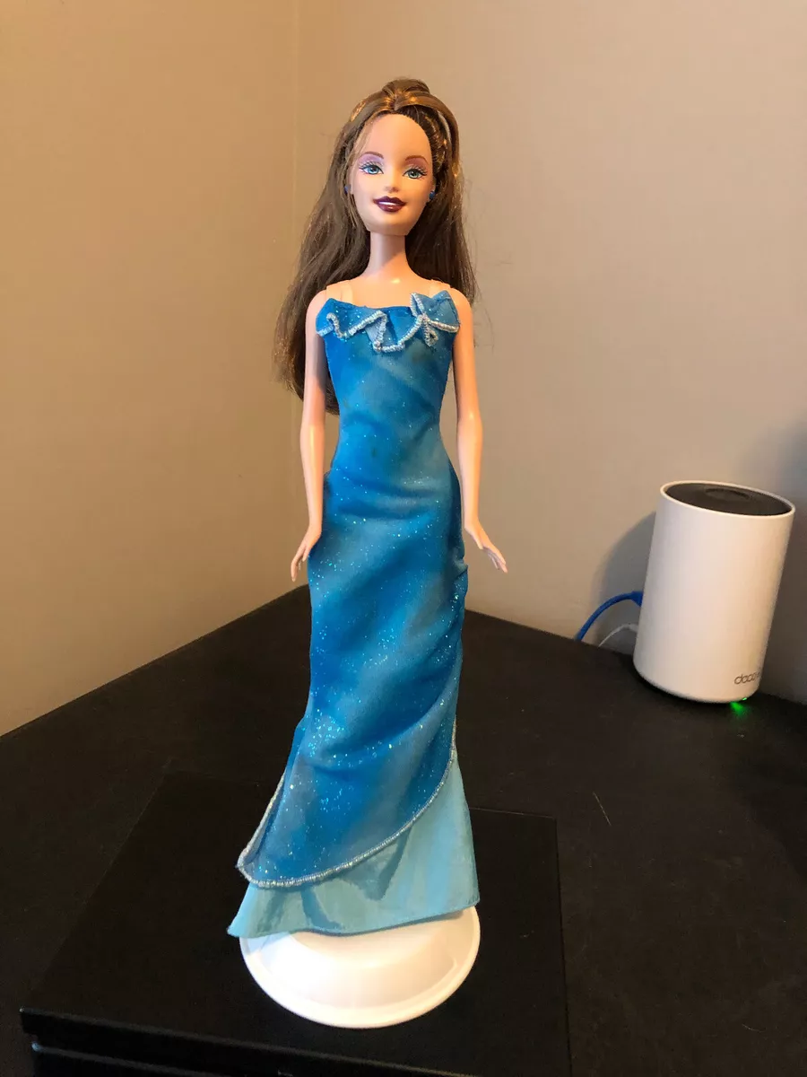 barbie doll blue dress