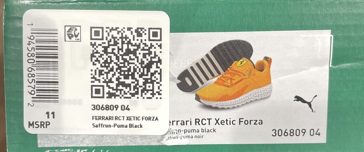 PUMA Scuderia Ferrari x RCT XETIC Forza \'Saffron\' 306809-04 Men\'s Size 13 NO LID Scuderia Ferrari X Future Cat OG  main image 3