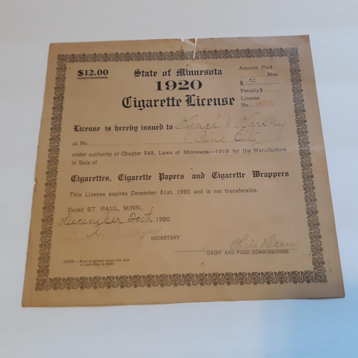 cigarette license Tobacco Lottery Opens May 1 DCWP has announced the Tobacco Retail Dealer (TRD) and Electronic Retail Dealer (ECRD) license lottery for community districts where licenses are currently available in New Retailer Licensing in Edgewater, Colorado