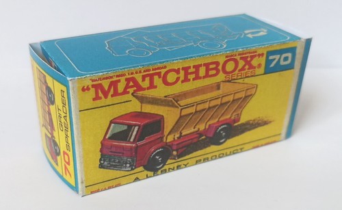 Matchbox RW #70b 1:85 Grit Spreader Streulaster Repro "F' Box Lesney Series-75 - 第 1/4 張圖片