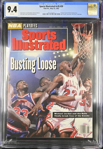 CGC 9.4 Sports Illustrated May 25, 1992 Newsstand Edition Michael Jordan
