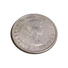 Silver Queen Elizabeth II Canadian 50 Cent Lot of 5 1957 1963 1965 1965 1966