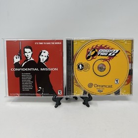 Crazy Taxi 1 & 2 Sega Dreamcast DC Game Lot Bundle Complete CIB - Tested & Works