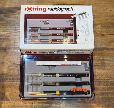 rotring rapidograph rotring rapidgraph drafting pen #211789