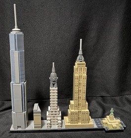 Lego 21028 Architecture New York City USA Skylines Complete Set Manual Box