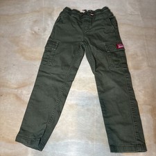 Levi s Cargo Pants Youth Size 6 Green with Pockets
