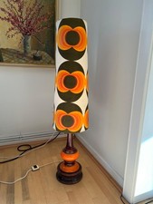 Vintage Stehlampe 70er Keramik Leuchte Space Age Panton Pfauenauge Leuchte Groß