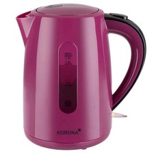 KORONA 20134 Wasserkocher 1,7 Liter pink berry kabellos 360° Basisstation 2200W