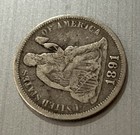 1891 US Seated Liberty Dime 90% Good Condition Variety 4 Resumed 1875-1891  — photo 2