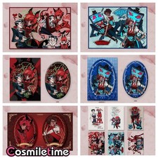Hazbin Hotel Alastor VOX Acrylic Standee Badge Color Paper Postcard Set Gift YZ