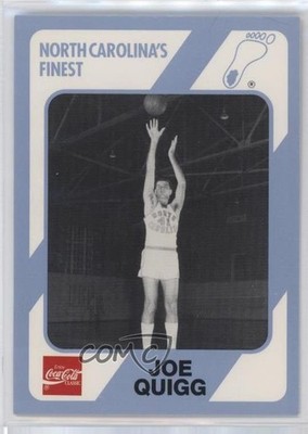 1989 Collegiate Collection/Coca-Cola North Carolina's Finest Joe Quigg #122 12hh