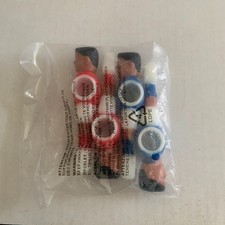 Foosball Table Soccer 4 Pieces Replacement Parts 2 Red Men 2 Blue Men