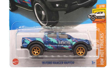 Hot Wheels 19 Ford Ranger Raptor, Pneumatici Personalizzati Super Real Rider TE37 Bronzo