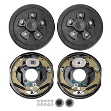 Trailer Hub Drum Kits 5 on 4.5" B.C. with 10" x 2-1/4" Electric Brakes, Self-Ad