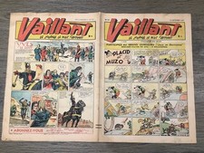 JOURNAL VAILLANT N° 124 du 25 septembre 1947 PLACID ET MUZO BON ÉTAT COTÉ 10 €