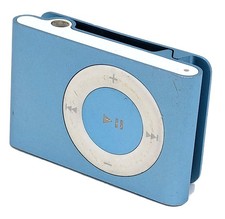 Apple iPod Shuffle 2nd Generation A1204 1GB Light Blue Clip-On MP3 Player TESTED