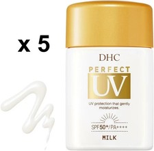 DHC Perfect UV Milk SPF50 PA   50ml x5 Sunscreen Japan
