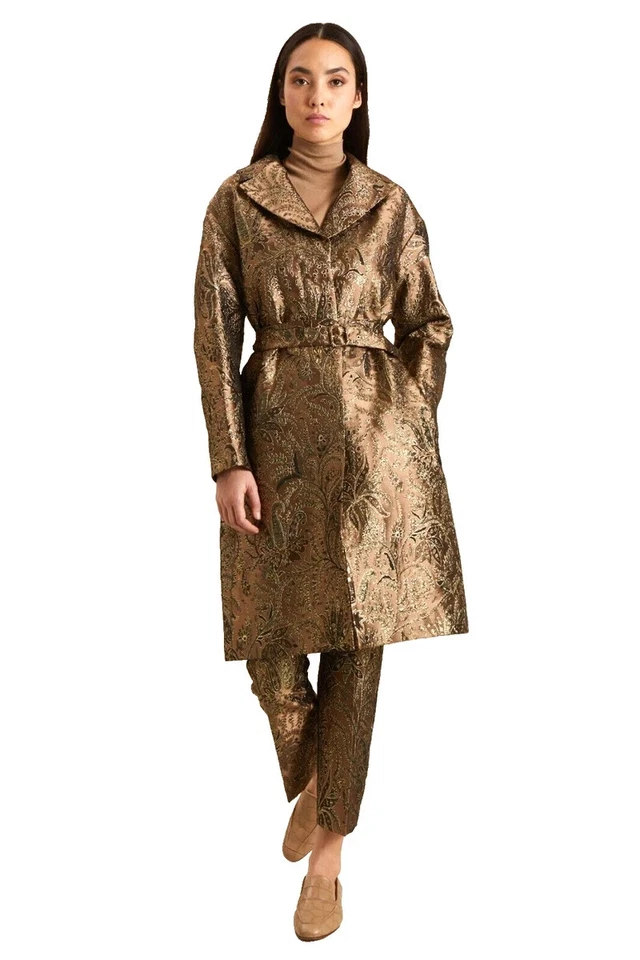 ✨ MAX MARA  Cappotto jacquard  It36,  De32,  Fr34, Gb2, Us4 - Imagen 2 de 4