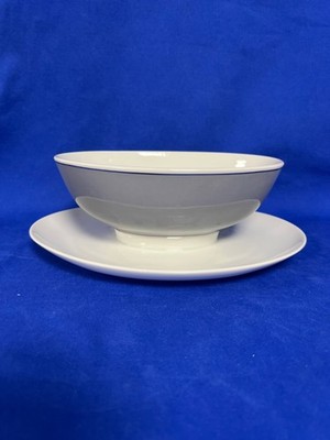 Majestic, Easterling, Gravy Boat woth Attached Plate, Bavaria Germany