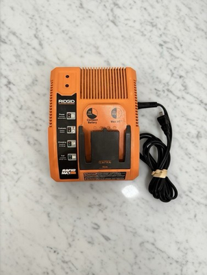 #ad RIDGID Rapid Max Power Tool Battery Charger 12V 14.4V 18V Orange $27.95