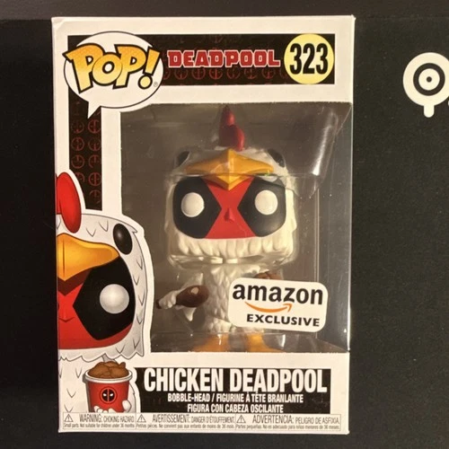 Funko Pop! Vinyl Marvel Chicken Deadpool Amazon Exclusive Bobblehead #323