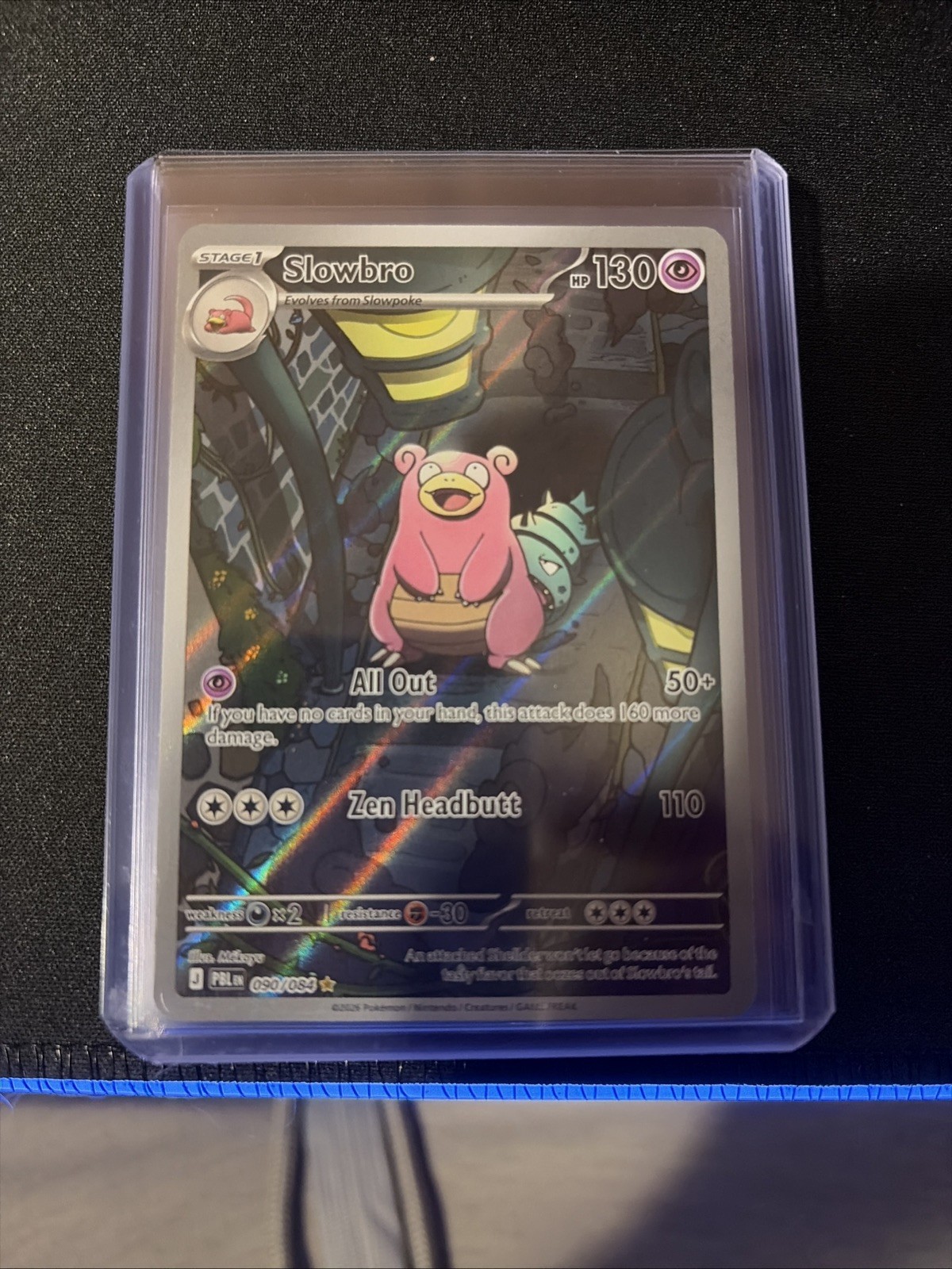 Slowbro 90/84 Illustration Rare Pitch Black