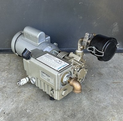 Airtech L-21-G1 Oil Flooded Rotary Vane Vacuum Pump 15 CFM 1HP