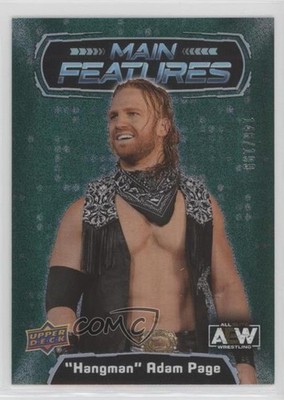 2022 AEW All Elite Wrestling Main Features Green 146/199 Hangman Adam Page 0x1