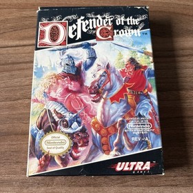 Defender of the Crown Nintendo Nes Complete CIB Authentic B