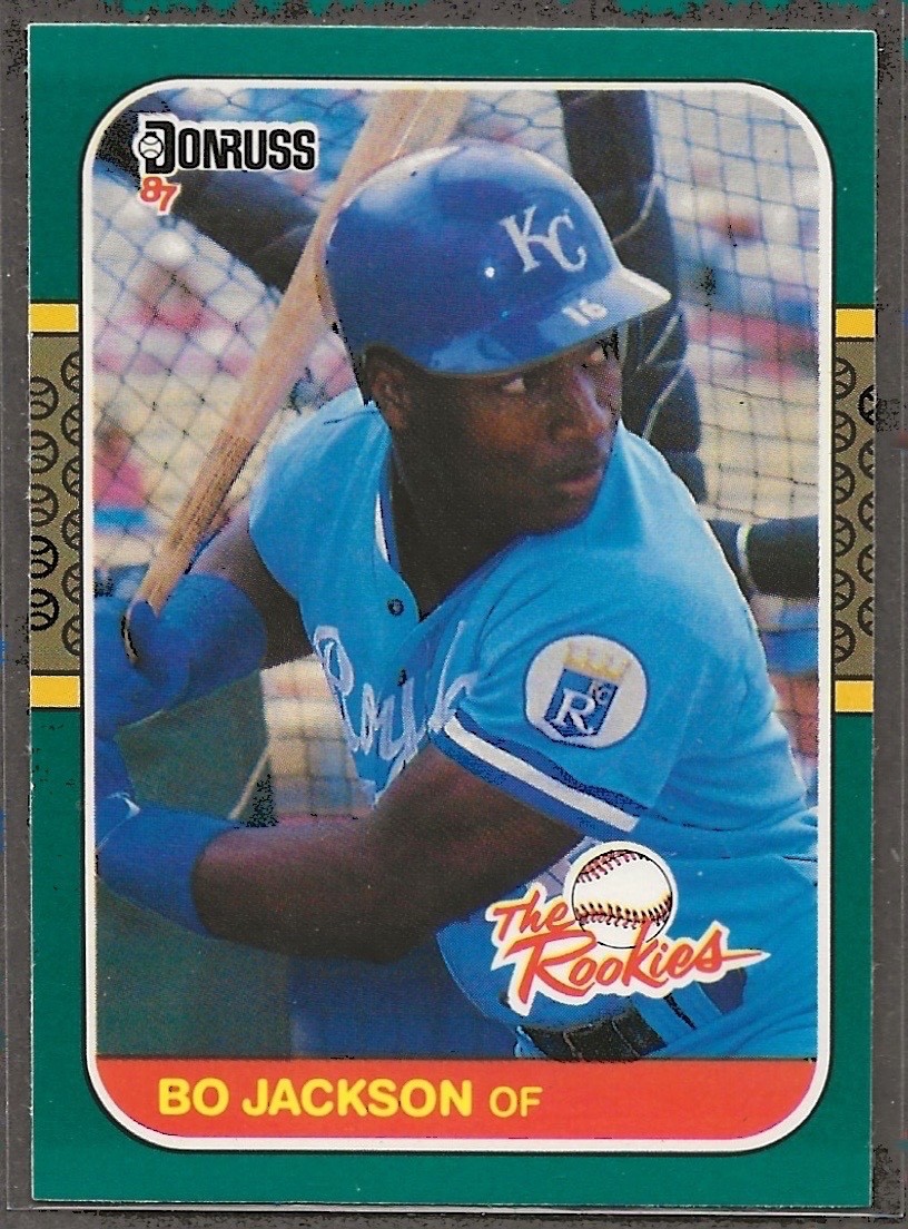 1987 Donruss The Rookies Bo Jackson #14 Royals- EX-NM