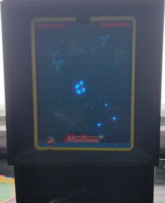 Vectrex Mine Storm Original 1982 Classic Arcade Game Tabletop Machine Vintage