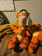 Vintage Disney Mattel 8  Tigger Beanbag Friend Plush With Tag