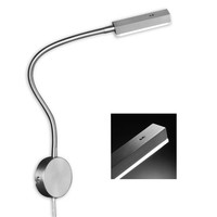 Wandleuchte Lampe Flexo-Arm Beweglich Leseleuchte Dimmbar Led Bettleuchte L 59Cm