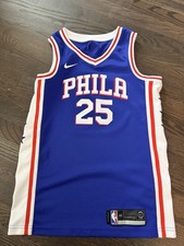 Nike Swingman Ben Simmons 25 Philadelphia 76ers Sixers Jersey Men s 40/ S Small