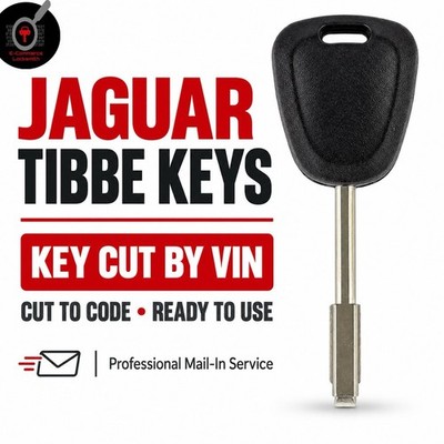 Jaguar Lost Key Replacement Key Cut By VIN Car Key Cutting Mail-In Service